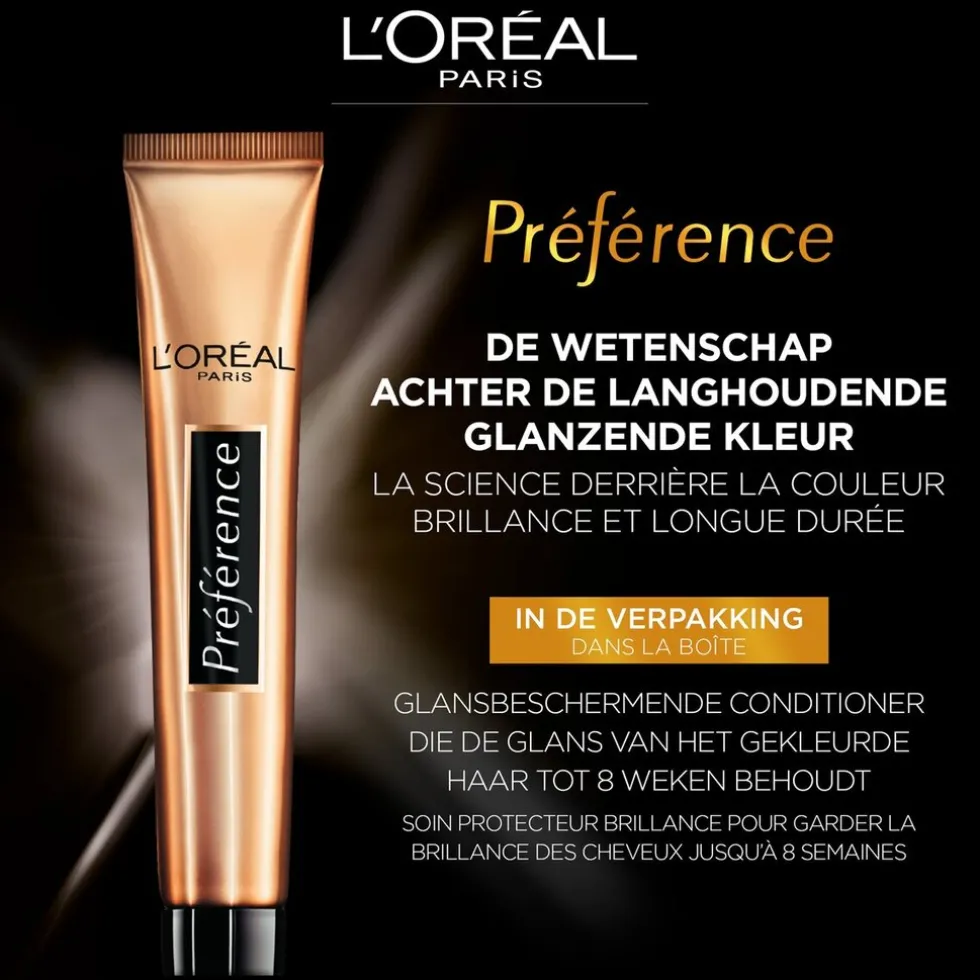 loral-paris-prfrence-521-koel-YDFKLhSt-3.webp Outlet Preference L'Oréal Paris Préférence 5.21 Koel Lichtbruin Permanente Haarkleuring
