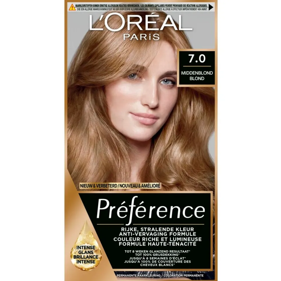 loral-paris-prfrence-7-middenb-xJUfEyVa-0.webp Online Preference L'Oréal Paris Préférence 7 Middenblond Permanente Haarkleuring