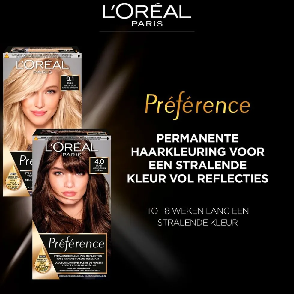 loral-paris-prfrence-91-zeer-l-FZdiKZVq-5.webp Fashion Preference L'Oréal Paris Préférence 9.1 Zeer Licht Asblond Permanente Haarkleuring