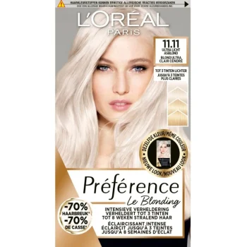Sale Preference L'Oréal Paris Préférence Le Blonding 11.11 Ultra Licht Asblond Permanente Haarkleuring