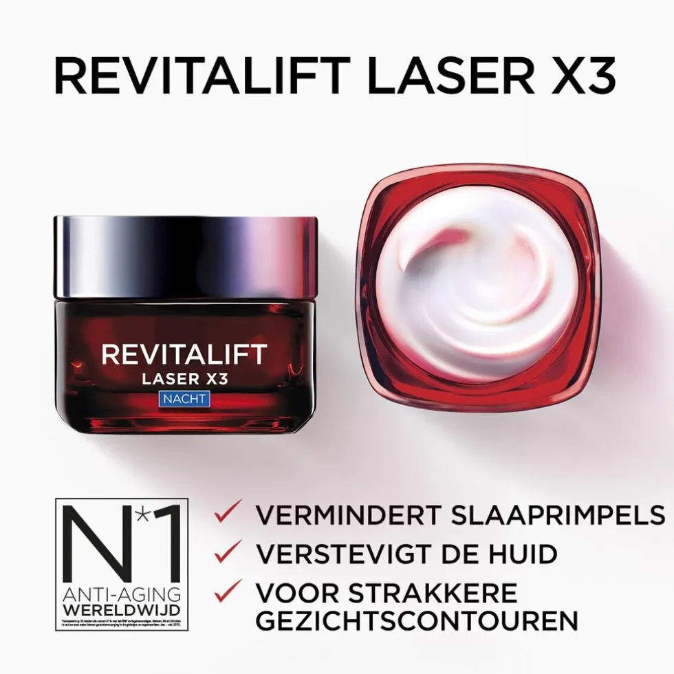 loral-paris-revitalift-laser-a-VKFcaBnY-3.webp Sale L'Oreal Paris L'Oréal Paris Revitalift Laser Anti-Rimpel Nachtcrème