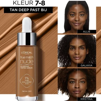 Online L'Oreal L'Oréal Paris True Match Nude 7-8 Tan Deep Plumping Tinted Serum