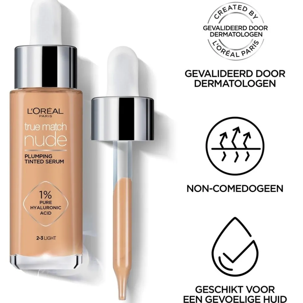loral-paris-true-match-nude-7-WmjovDzQ-2.webp Online L'Oreal L'Oréal Paris True Match Nude 7-8 Tan Deep Plumping Tinted Serum