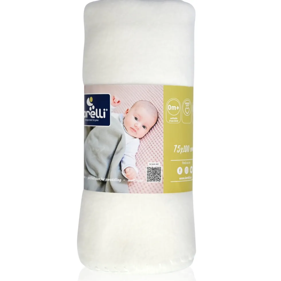 lorelli-fleece-white-star-75x1-NjUHJELt-1.webp Hot Lorelli Fleece White Star 75x100cm Wiegdeken