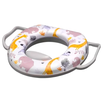 New Lorelli Soft Training Seat Animals Grey Toiletverkleiner