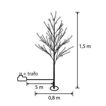 Outlet Luca Lighting Verlichte Boom
