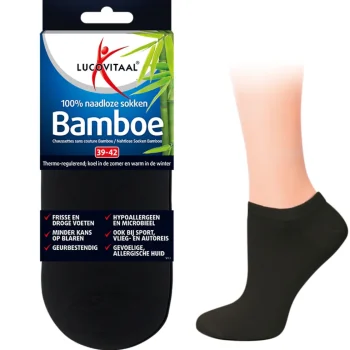 Sale Lucovitaal Bamboe Enkelsok