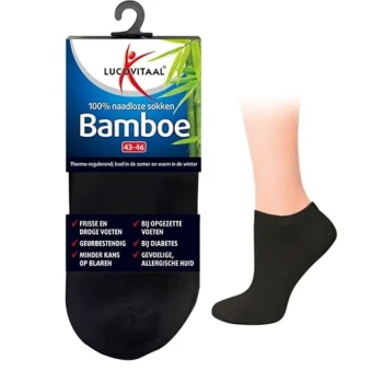 Outlet Lucovitaal Bamboe Enkelsok