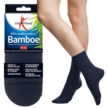 Discount Lucovitaal Bamboe Sokken Lang