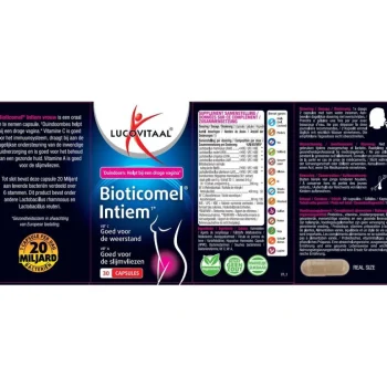 New Lucovitaal Bioticomel Intieme Zone Vrouw Capsules