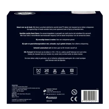 Discount Lucovitaal Elektrische Warmte Bank/TV Deken
