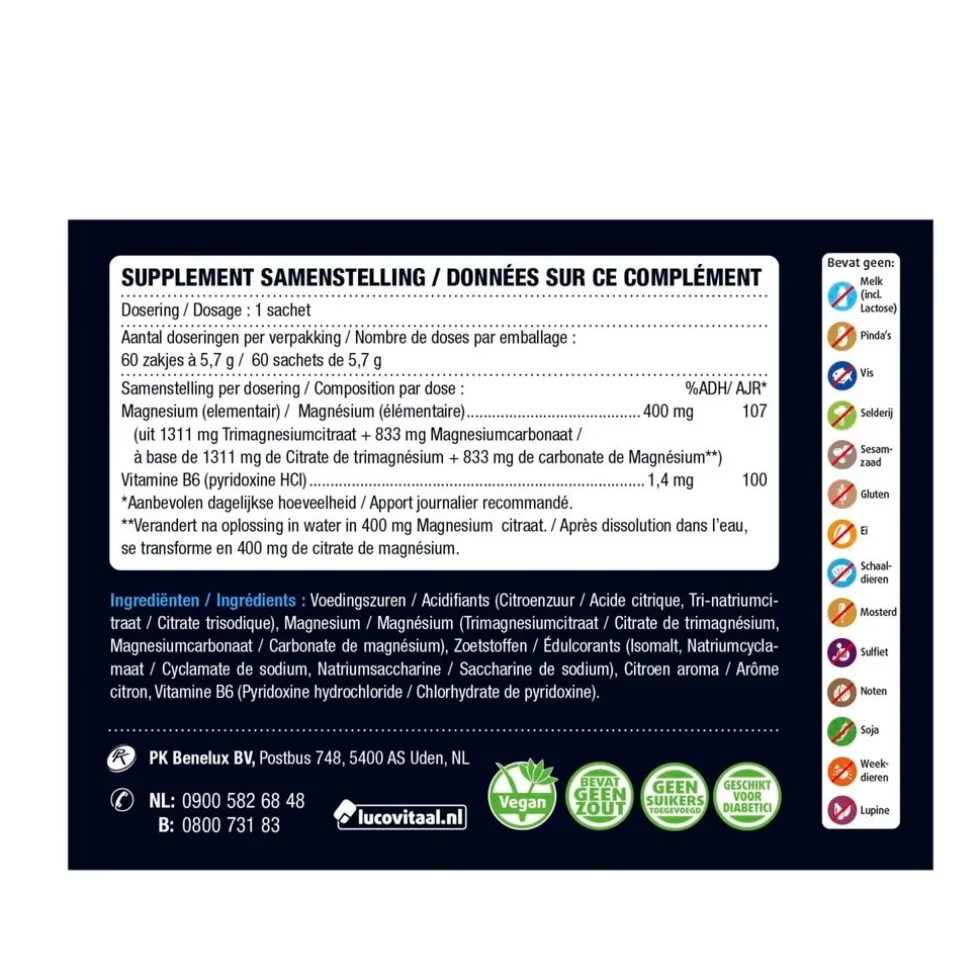 lucovitaal-magnesiumcitraat-40-YjRCufvV-1.webp Outlet Lucovitaal Magnesiumcitraat 400mg Forte Sachets