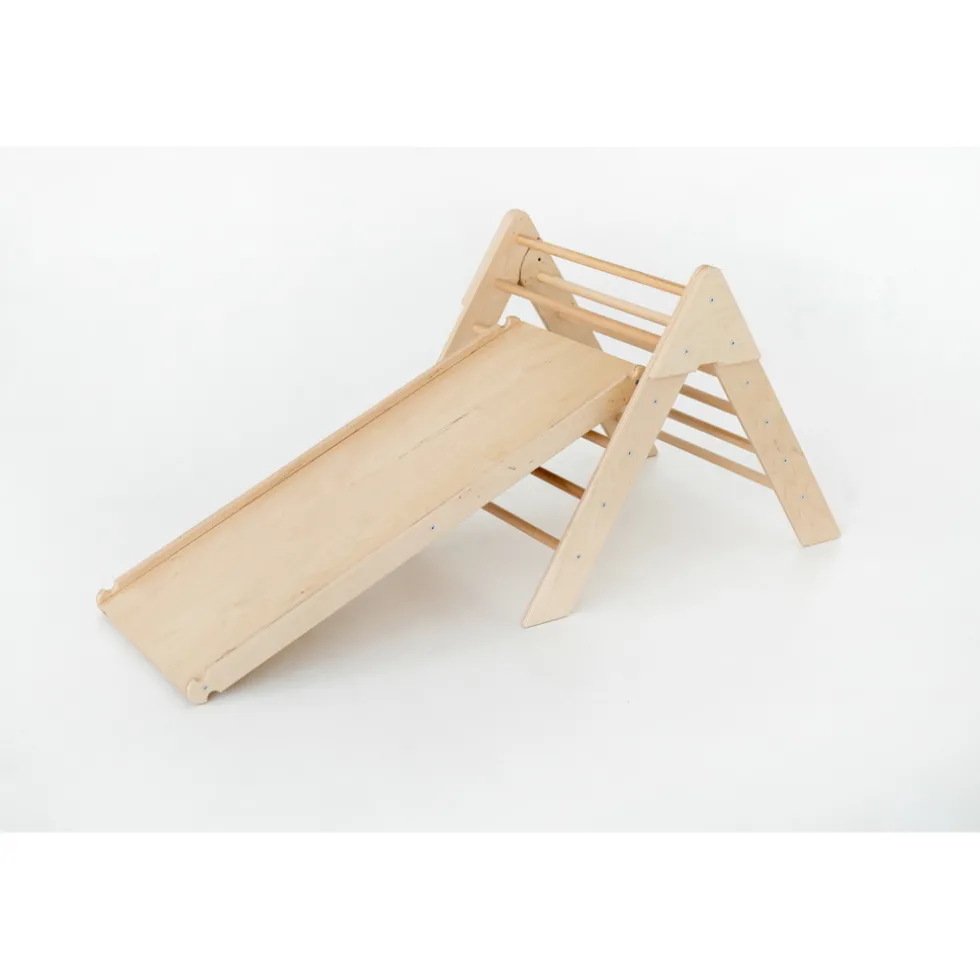 luna-toys-naturel-eco-houten-k-zoNrmhke-2.webp New Luna Toys Naturel ECO Houten Klimrek Met Glijbaan