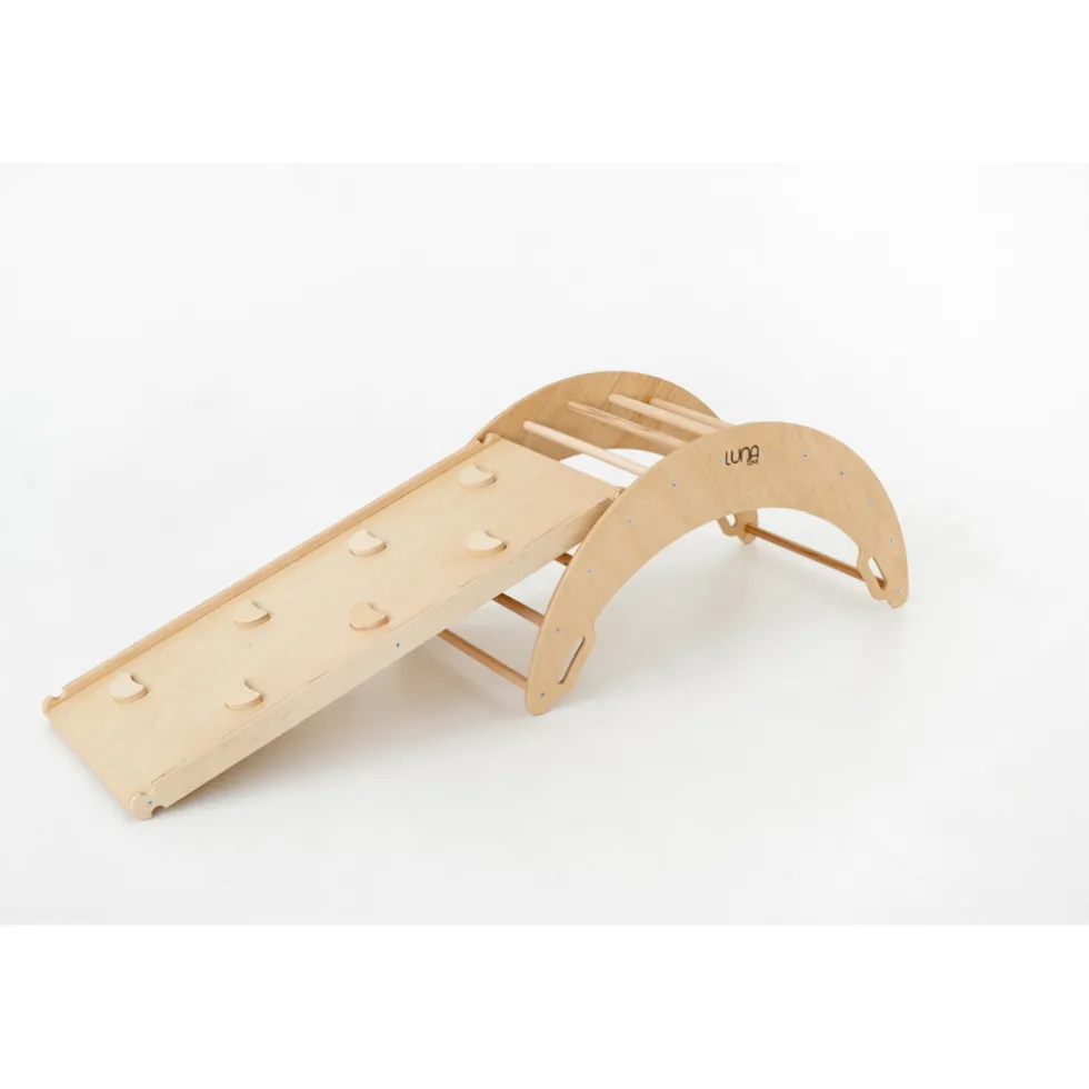 luna-toys-naturel-eco-houten-k-zoNrmhke-4.webp New Luna Toys Naturel ECO Houten Klimrek Met Glijbaan