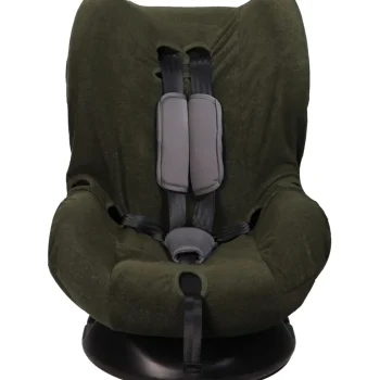 New MamaLoes Badstof Groen Groep 1+ Autostoelhoes