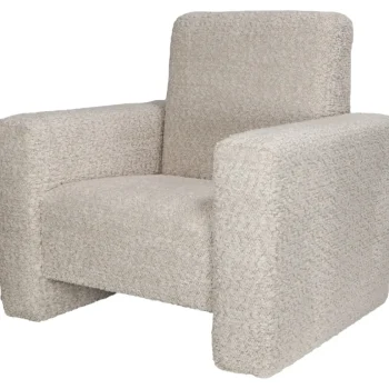 Best MamaLoes Jamie Beige Bouclé Kinderfauteuil
