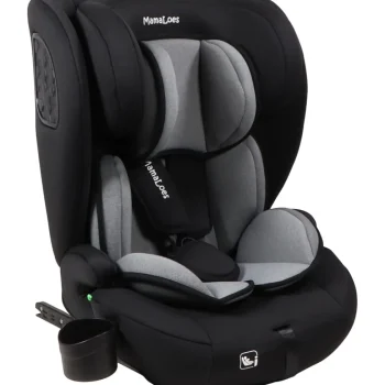New MamaLoes Mick Zwart/Grijs Isofix 76-150 Cm I-Size Autostoel