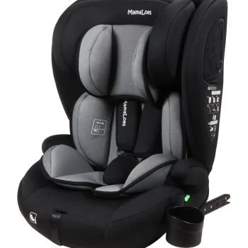 New MamaLoes Mick Zwart/Grijs Isofix 76-150 Cm I-Size Autostoel