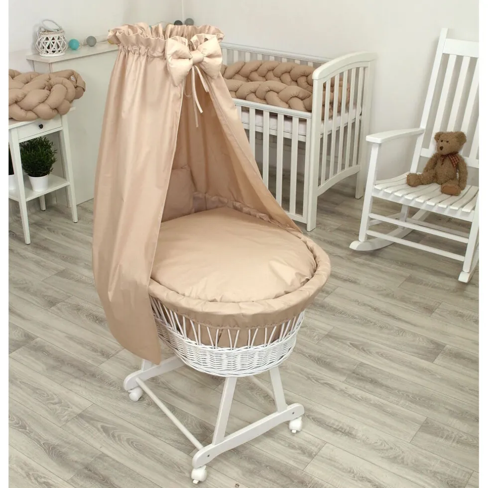 mamaloes-pure-beige-deluxe-wit-OqXYpovS-1.webp Online MamaLoes Pure Beige Deluxe Wit Baby Wiegje