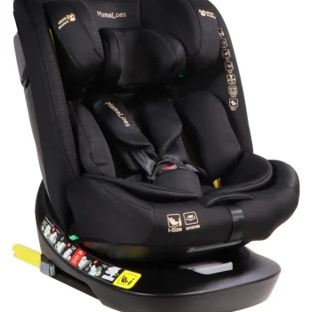 Sale MamaLoes Sef Zwart 40-150 Cm 360° I-Size Autostoel