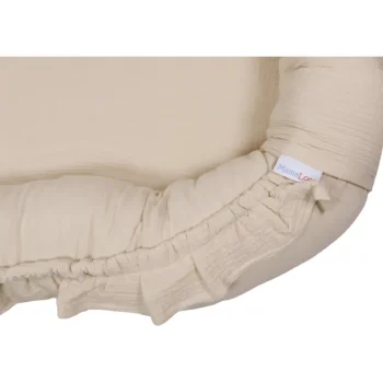 Hot MamaLoes Soft Cotton Ruffle Ecru Babynest
