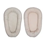 New MamaLoes Velours Rib Beige Omkeerbaar Babynest