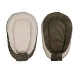 Online MamaLoes Velours Rib Groen Omkeerbaar Babynest