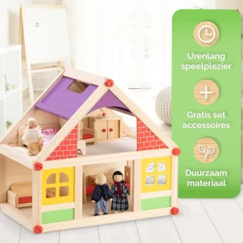 Sale Marionette Wooden Toys Poppenhuis MEMPO7770/006
