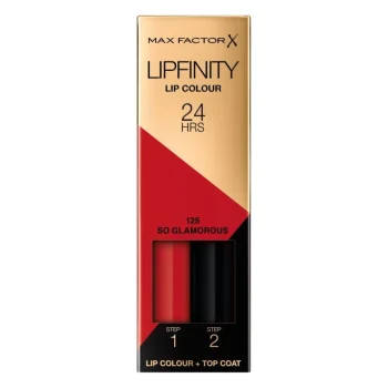 Online Max Factor Lipfinity Lip Colour 125 So Glamorous 2-Step Longlasting Lipstick