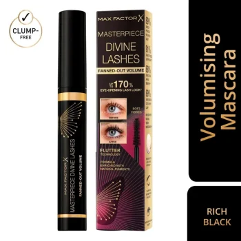 Hot Max Factor Masterpiece Divine Lashes Rich Black Mascara
