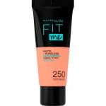 Clearance Maybelline New York Fit Me Matte & Poreless 250 Sun Beige Foundation