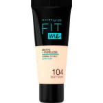 Discount Maybelline New York Fit Me Matte & Poreless 104 Soft Ivory Foundation