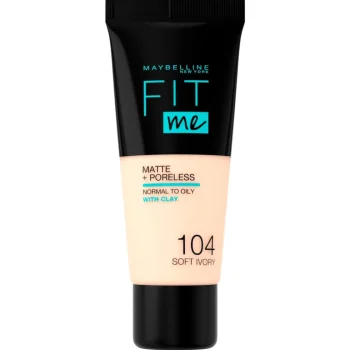 Discount Maybelline New York Fit Me Matte & Poreless 104 Soft Ivory Foundation