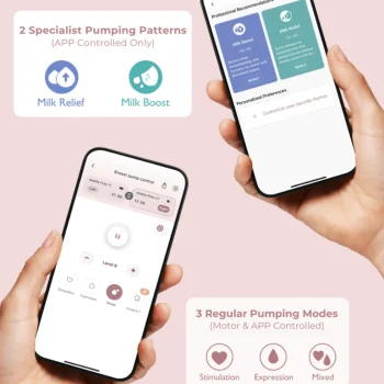 Fashion Momcozy M9 Dubbele Oplaadbare Handsfree Borstkolf Met App Bediening