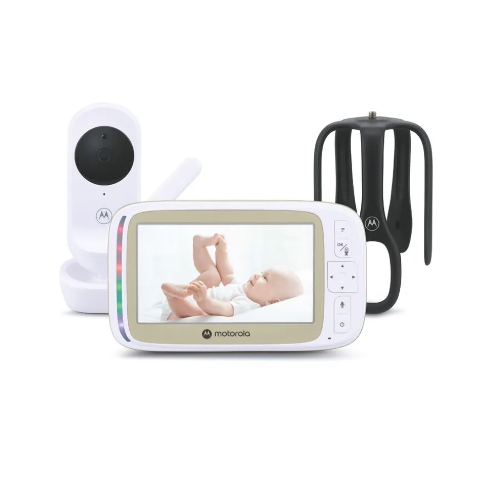 motorola-nursery-vm45-connect-oNaCvzOg-0.webp Clearance Motorola Nursery VM45 Connect Baby Monitor Met WiFi HD Nachtzicht Tweewegspraak Temperatuurcontrole