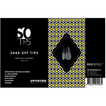 Outlet NailPerfect UPVOTED Soak Off Tips Medium Almond