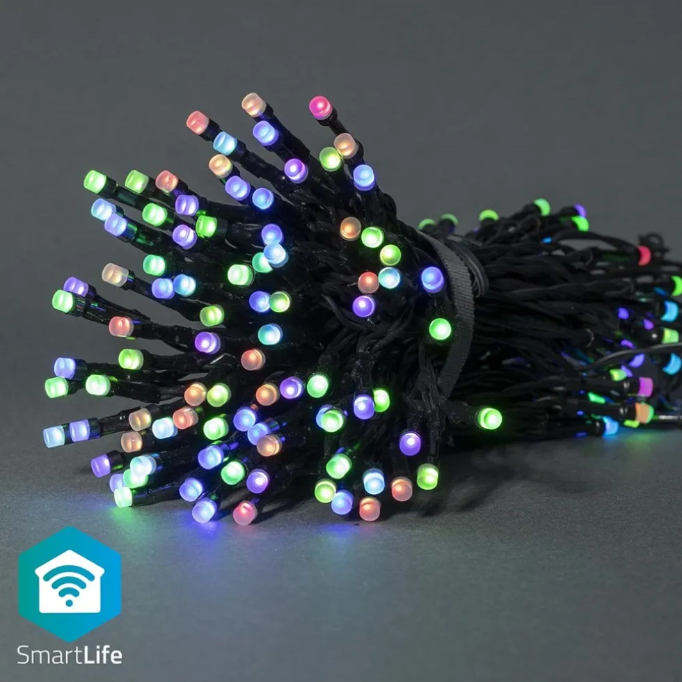 nedis-wifilx01c84-smart-wi-fi-xqpjyxjd-2.webp Outlet Nedis WIFILX01C84 Smart Wi-Fi-lichtsnoer Met Gekleurde LED's