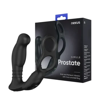 Clearance Nexus Simul8 Prostaat Vibrator Met Cockring & Ballstretcher