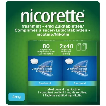Fashion Nicorette Nicotine Freshmint 4mg Suikervrije Zuigtabletten