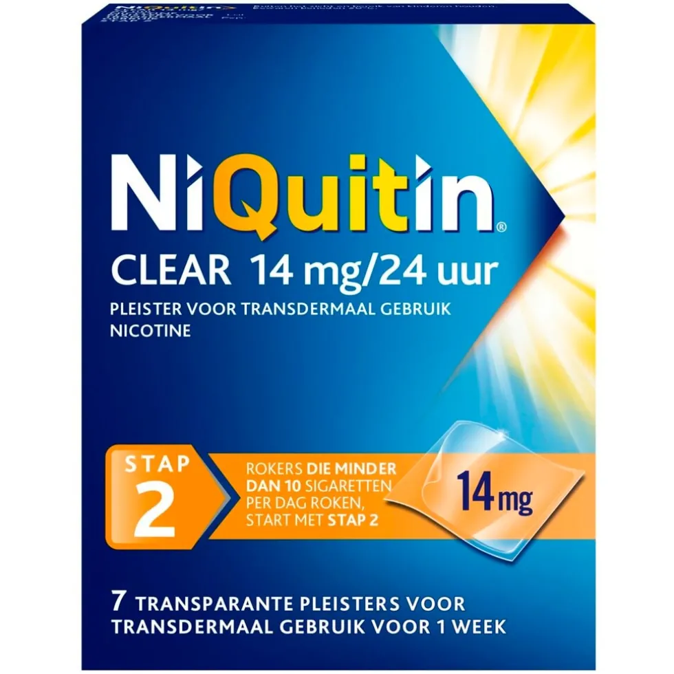 niquitin-clear-pleister-stap-2-fXxGuTlY-0.webp Hot Niquitin Clear Pleister Stap 2 - 14 Mg - Nicotinepleister