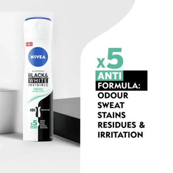 Best Nivea Black & White Invisible Fresh Antitranspirant Spray