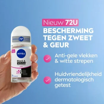Fashion Nivea Black & White Invisible Original Antitranspirant Roller