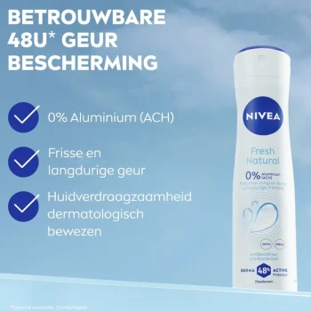 Sale Nivea Fresh Natural Deodorant Spray