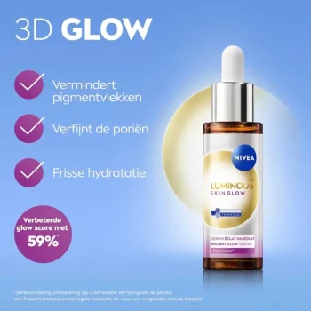 New Nivea Skincare NIVEA Luminous630 Skin Glow Instant Glow Serum