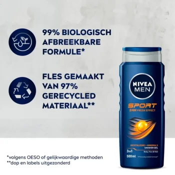 Sale Nivea Men Sport 24H Fresh Effect Douchegel