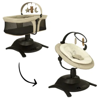 Clearance Novi At Home Novi 2-in-1 Stardust Babyswing En Wieg