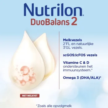 Clearance Nutrilon DuoBalans 2 Opvolgmelk Baby Flesvoeding 6-12 Maanden