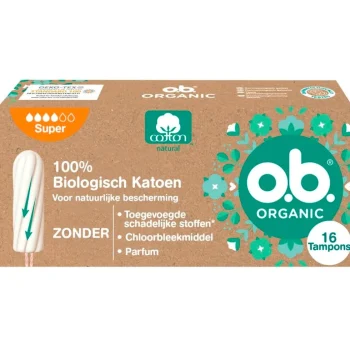 Discount Ob O.b. Organic Cotton Super Tampons