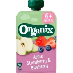 New Organix 6+M Appel, Aardbei & Bosbes Knijpfruit