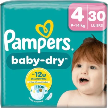 Clearance Pampers Baby-Dry Maat 4 Luiers